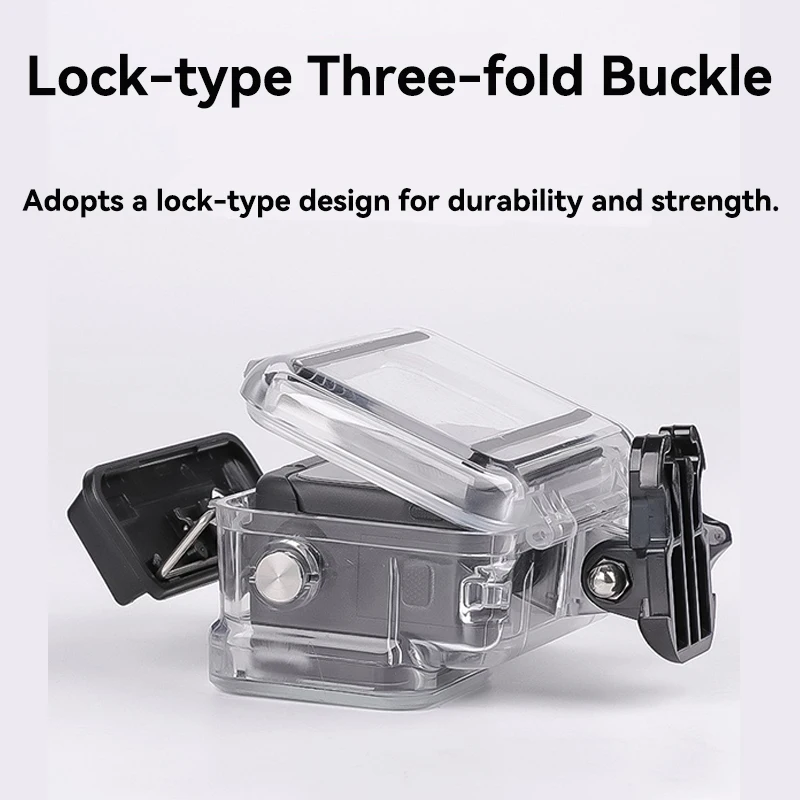 Funda impermeable de 60m para Insta 360 ACE Pro / Pro 2, carcasa protectora para buceo, protección completa subacuática, buceo y surf - imagen 5