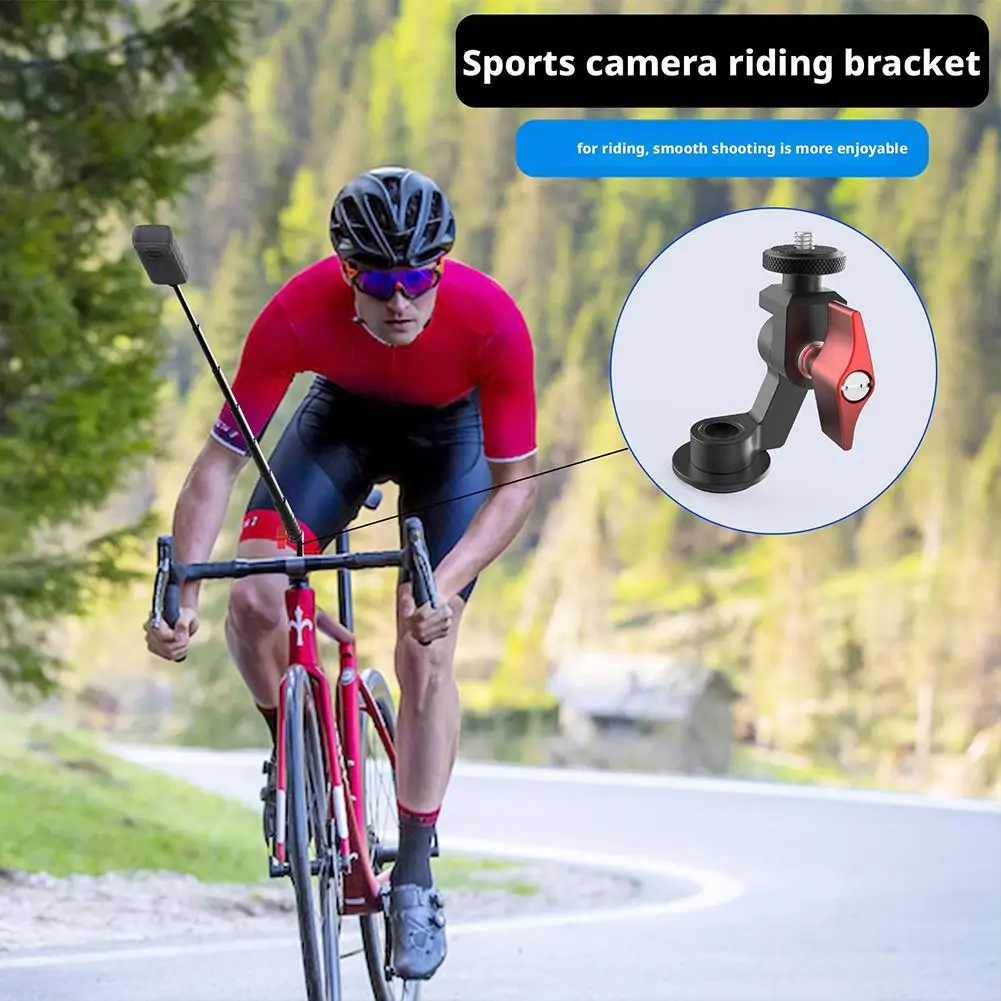 F F F O Insta360 X5 X3 X4 Ace aleación de aluminio grupo de auriculares de bicicleta Insta360 accesorios cubierta de montaje soporte de cubierta de cuenco F o L1i4 - imagen 5