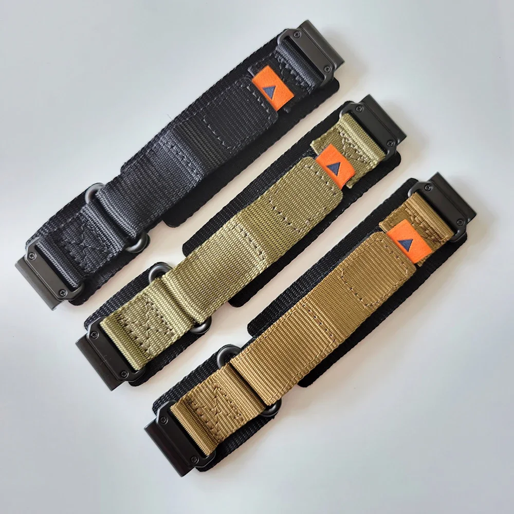 Correa táctica de nailon QuickFit para exteriores, 22mm, 26mm, para Garmin Fenix 7X 6X Pro 5X Plus/Quatix/Mk2/Enduro 2/Instinct 2X - imagen 5