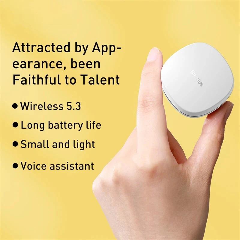 Baseus Bowie WM01 TWS auriculares inalámbricos Bluetooth 5,3 auriculares HD auriculares de Control táctil para auriculares iOS/Android - imagen 5