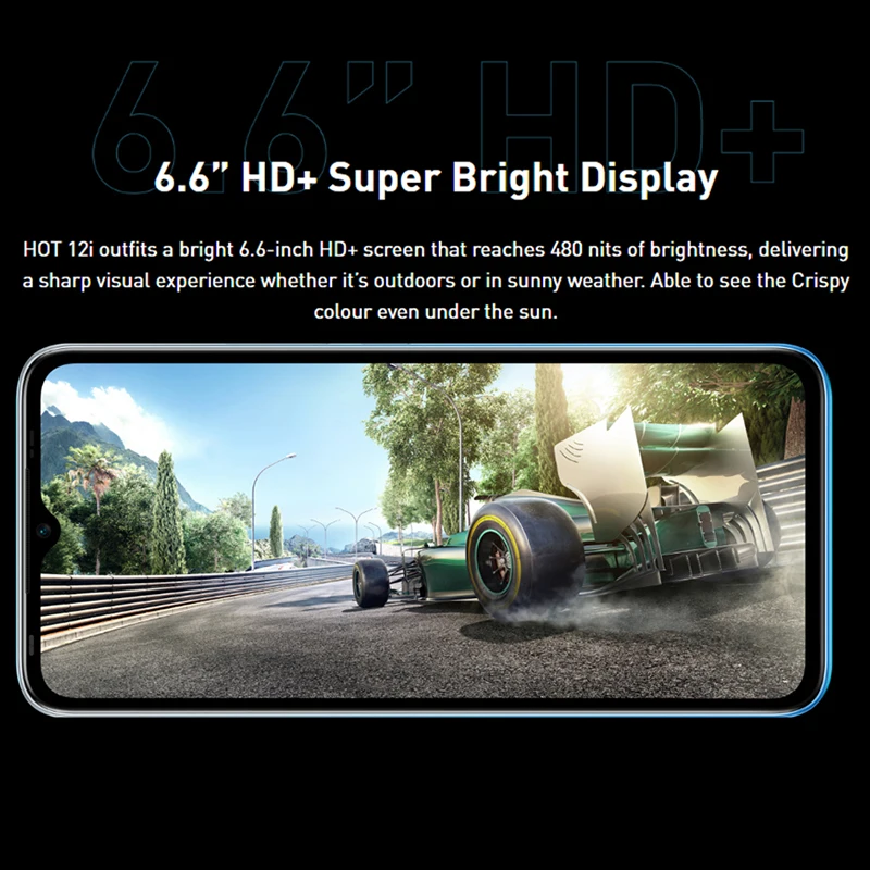 Infinix-teléfono inteligente 12i con Android 11, Smartphone con 4GB y 64GB, batería de 5000mAh, pantalla superbrillante HD de 6,6 pulgadas, Triple CÁMARA DE 13MP de gran apertura - imagen 4