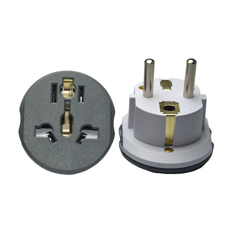Nuevo estilo, convertidor adaptador de enchufe europeo, enchufe Universal, enchufe de pared de alta calidad AC 16A 250V AU US UK CN a adaptador de viaje de la UE - imagen 2