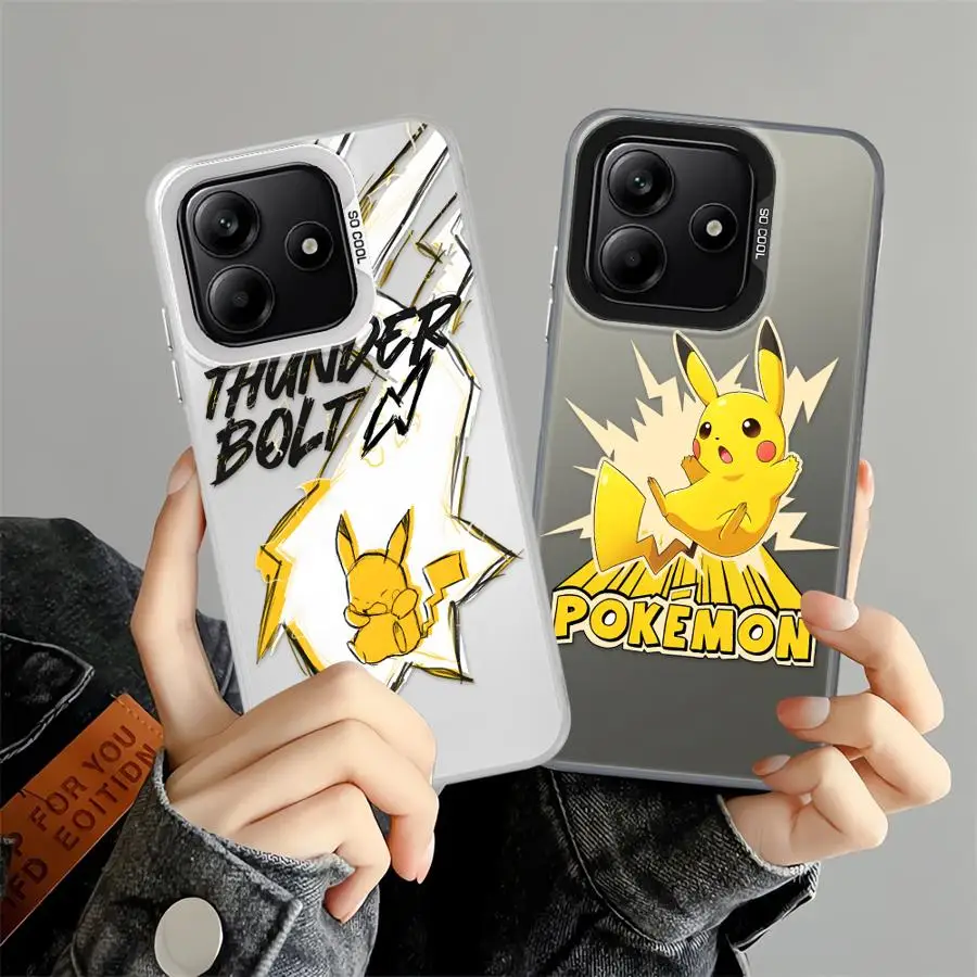 Funda de Anime Poke-mons Pika-chus para Xiaomi Redmi Note 14 Pro Plus 10Lite 12s 10s 9s 13 12 11 11s