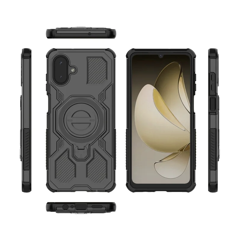 Para Samsung A07 funda Samsung Galaxy A07 Capas teléfono parachoques a prueba de golpes atracción adsorción soporte de anillo Fundas Samsung A07 - imagen 4