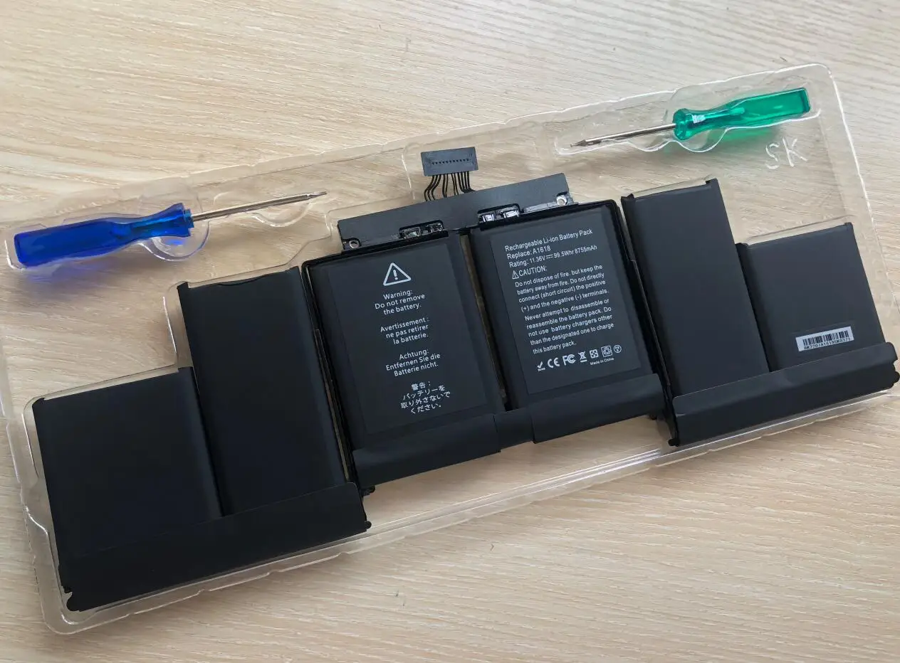 Batería A1618 11,36 V 99.5Wh para Apple MacBook Pro 15 "Retina A1398 2015 Año 020-00079 MJLQ2LL/A MJLT2LL/A con herramientas - imagen 5