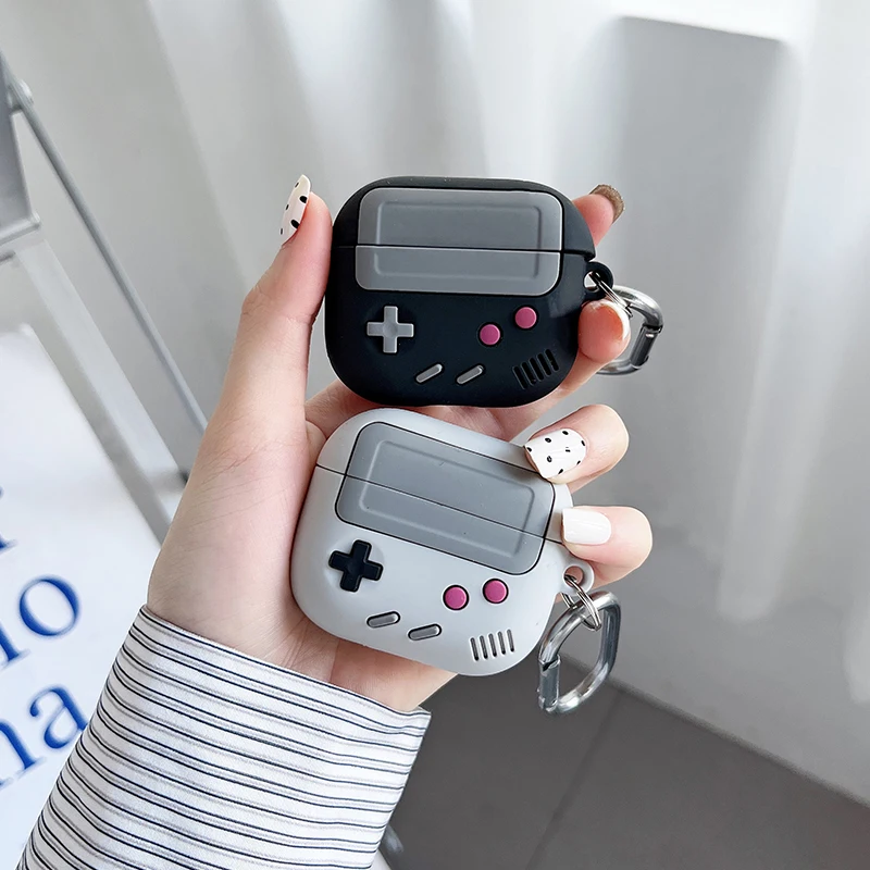 Nueva funda para Airpods Pro 2 3D Gamepad Gameboy accesorios para auriculares funda protectora suave para Airpods 1/2/3 - imagen 2