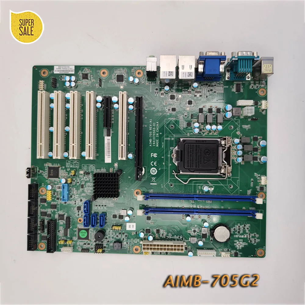AIMB-705 AIMB-705G2-00A1E REV:A1 AIMB-705G2 AIMB-705 G2 Placa base para equipos industriales - imagen 2