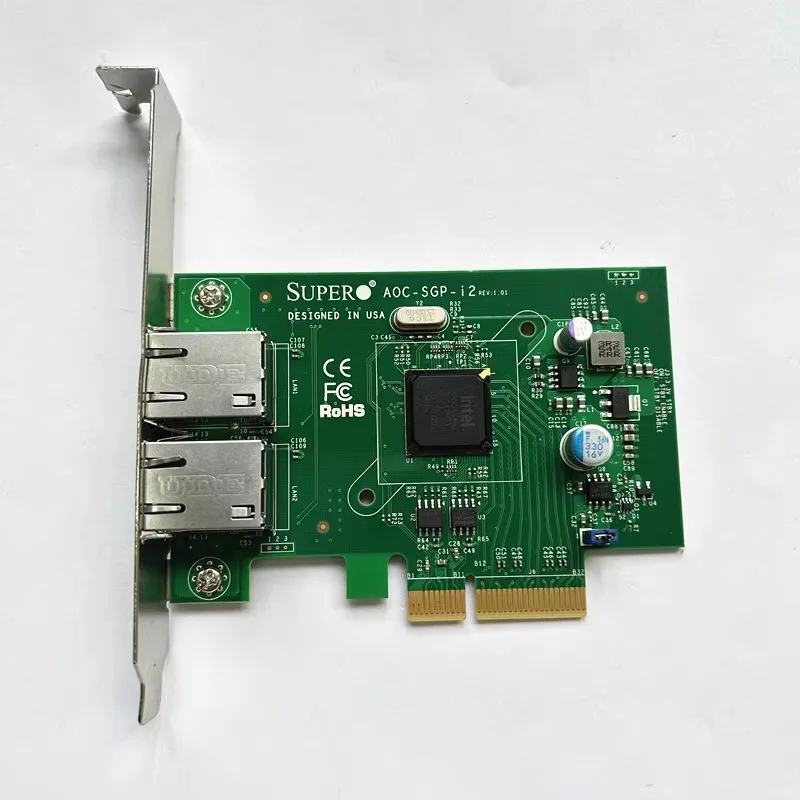 SGP-i2 I350-T2 AM2 tarjeta de interfaz de red Gigabit de doble puerto súper - imagen 3