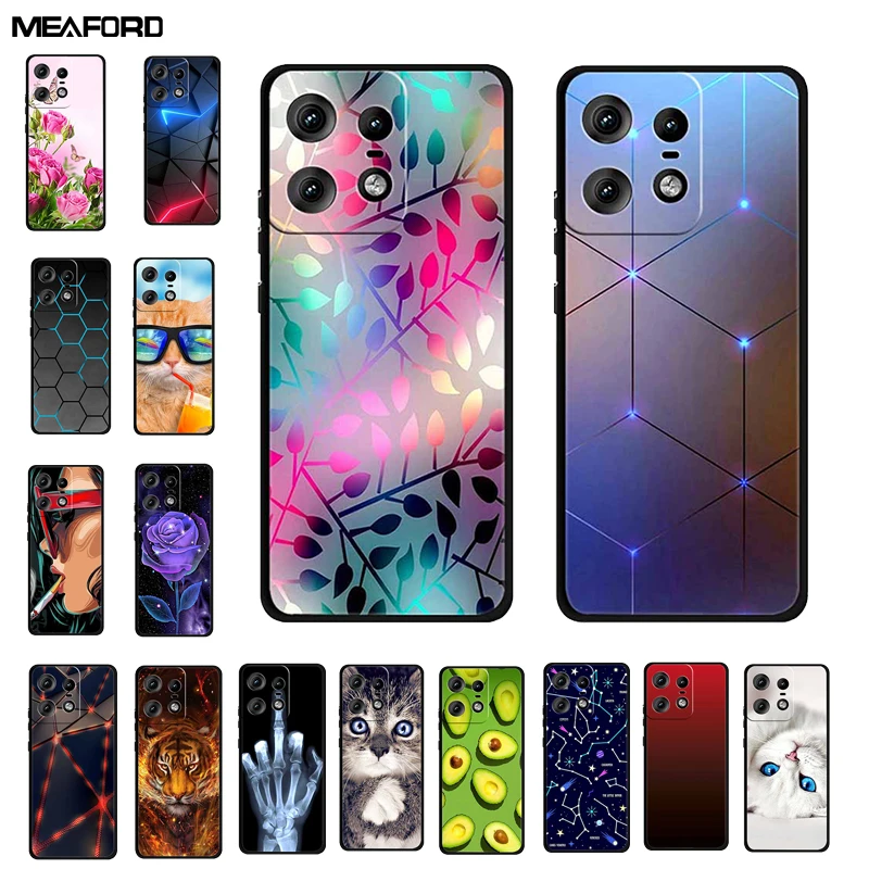 Para Motorola Edge 50 Pro Funda suave de silicona TPU a prueba de golpes Funda de teléfono para Motorola Moto Edge 50 Pro Capa moda Cool Funda 6,7