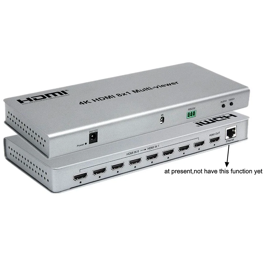 4k 8x1 HDMI multivisor 1080p 4x1 multivisor de cuatro pantallas HDMI divisor interruptor continuo 2 4 8 en 1 salida en 1 TV 10 modos de visualización - imagen 5