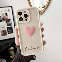 Funda iPhone Personalizada Corazón Love INS Antigolpes Silicona