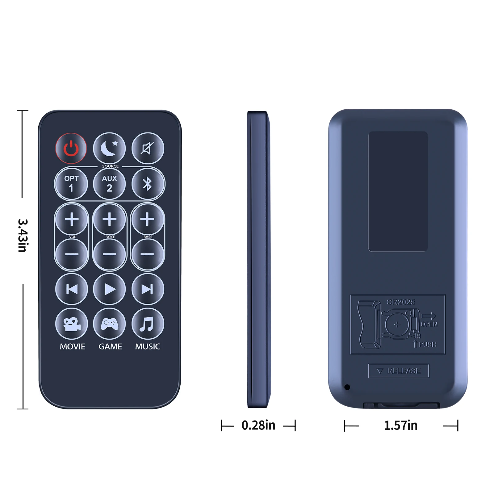 Nuevo Control remoto para barra de sonido Polk Signa Solo AM9230-A RE9220-1 - imagen 5