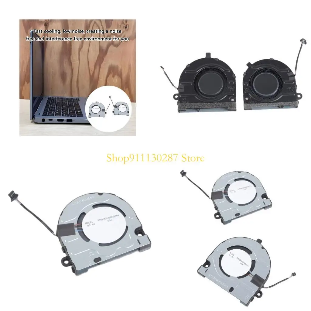 Ventilador computadora portátil J1HC Ventilador GPU Opcional para 13PRO 5310 Notebook Fan