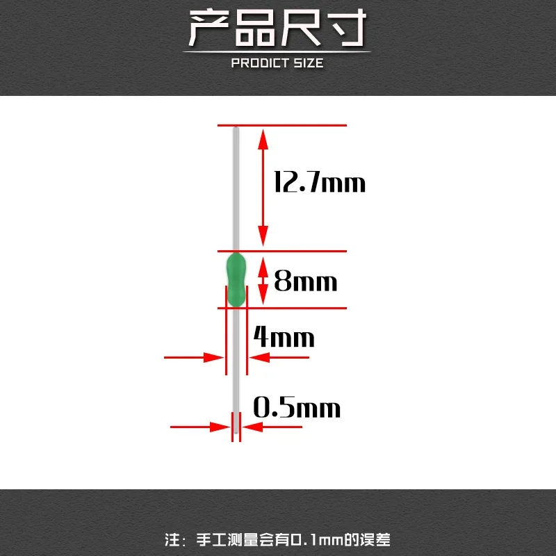 Fusible verde de plomo Axial, 10 piezas, 2,4x7mm, 125/250V, 2,4x7, 63mA, 125mA, 250mA, 1A, 2A, 3A, 4A, 5A, 7A, 8A, 10A - imagen 2