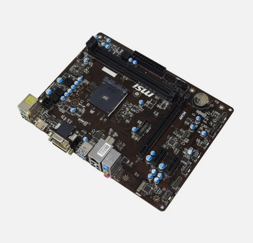 Placa base MSI AM1M M-ATX AMD Socket AM1 DDR3 32GB SATA2 HDMI DVI-D VGA para AMD Athlon X4/Sempron - imagen 3