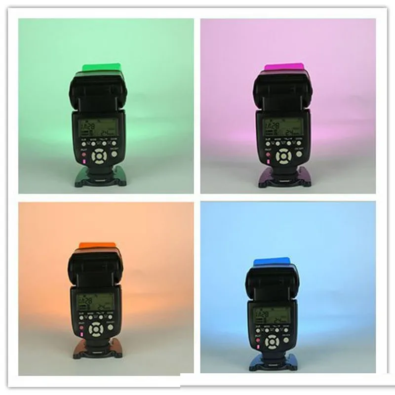 20 filtros de gel de color Flash Speedlite para cámara Canon Yongnuo DSLR - imagen 5