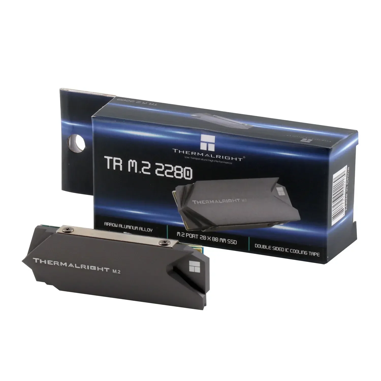 Thermalright M.2 2280 / 22110 SSD Radiador de enfriamiento Disco duro de estado sólido Disipador de calor Chaleco de enfriamiento SSD de aluminio - imagen 5
