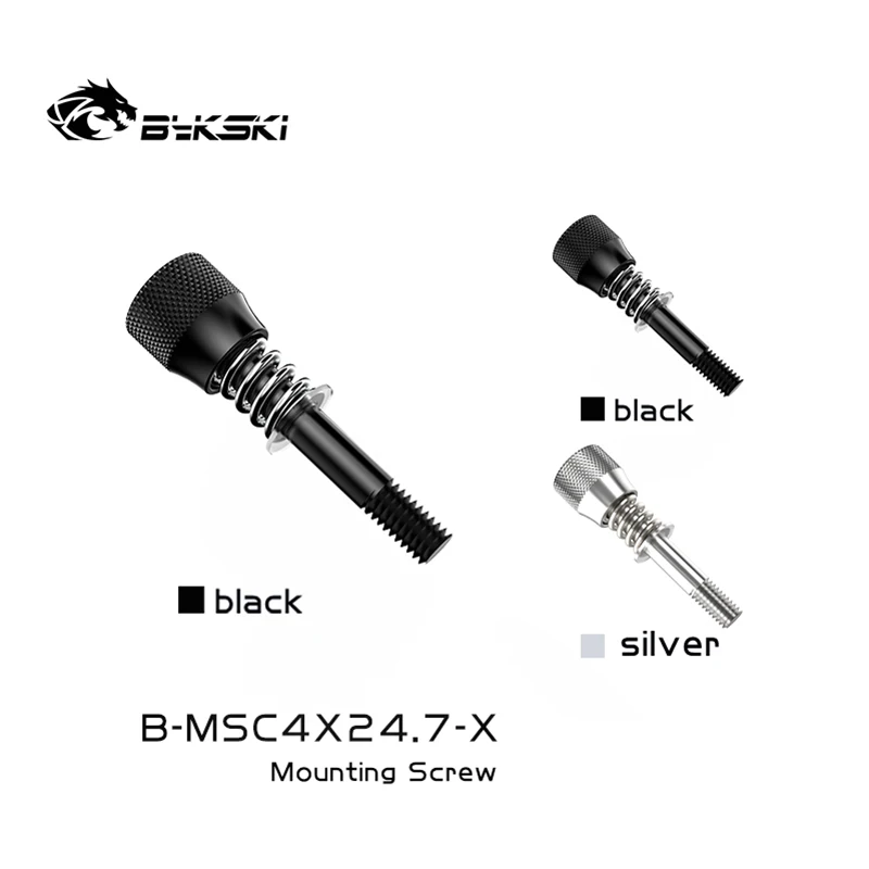 Bykski-tornillos de bloque de agua de CPU, 4 unidades/lote, para enfriador de CPU Intel AMD, modelo fijo - imagen 3