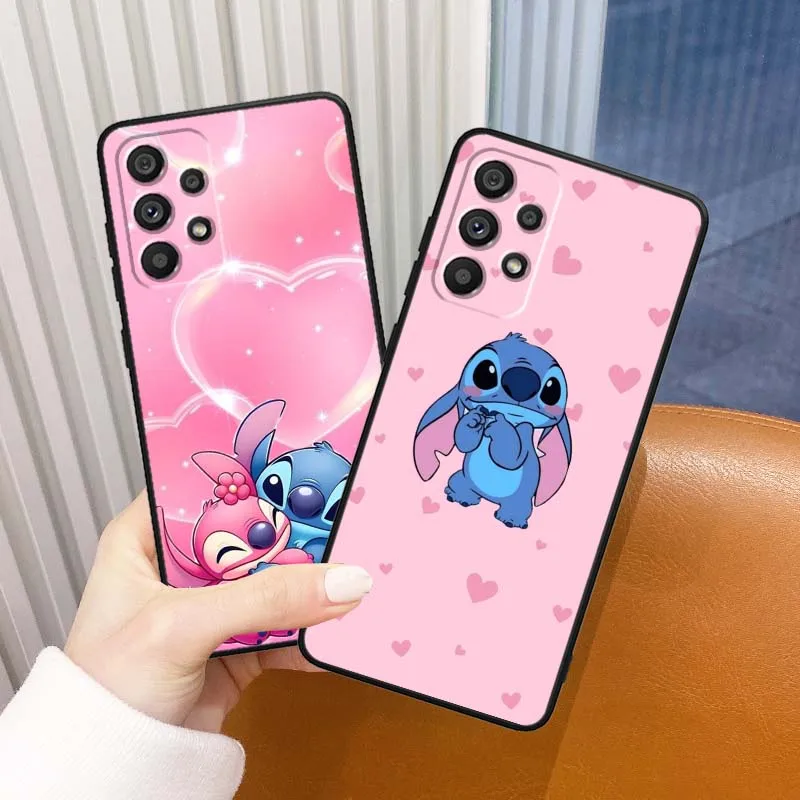 Amante del punto para Samsung Galaxy A54 A55 A56 A70 A71 A72 A73 J4 J6 M02 M11 M12 5G funda de teléfono negra - imagen 5