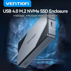Carcasa Externa SSD M.2 NVMe USB-C 4.0 40Gbps Vention