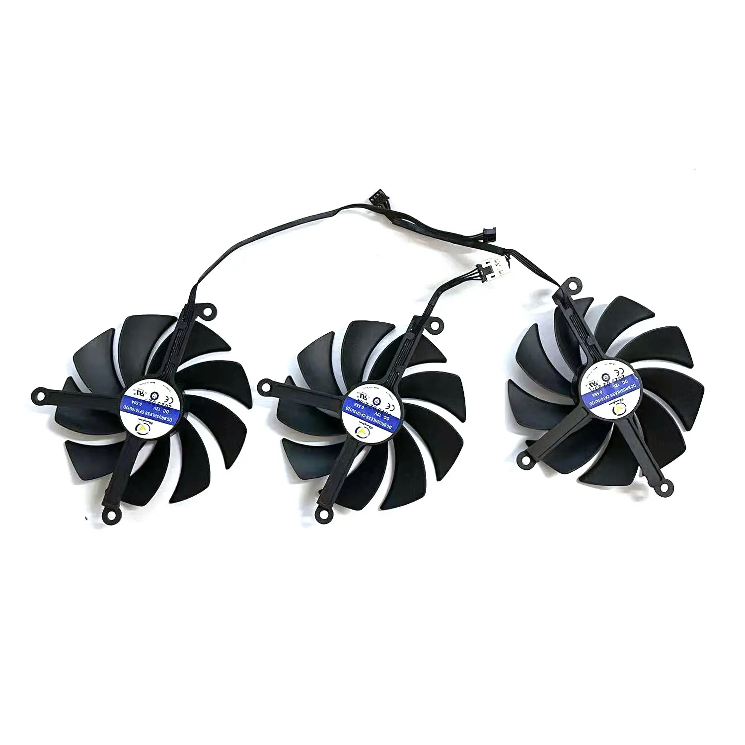 Ventilador de repuesto GPU CF1015U12D de 98MM y 4 pines, adecuado para reemplazo de tarjeta gráfica LENOVO GeForce RTX4080 4090 LEGION - imagen 3