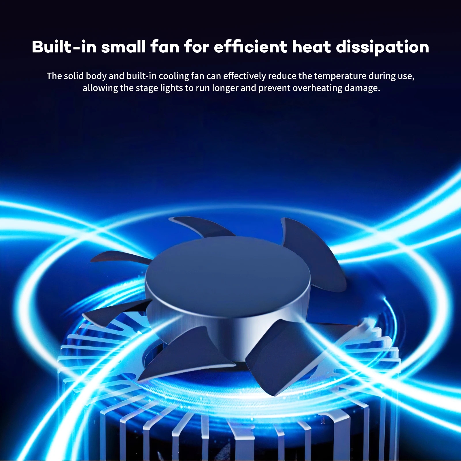 U'King 70W RGBW 4 en 1 luz Par LED con anillo de luz 7 Uds cuentas de lámpara DMX luz de escenario Control remoto DJ luz para fiesta boda Bar - imagen 5