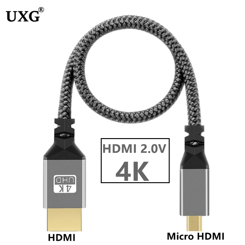 Cable Micro HDMI a HDTV 4K para GoPro y Raspberry Pi