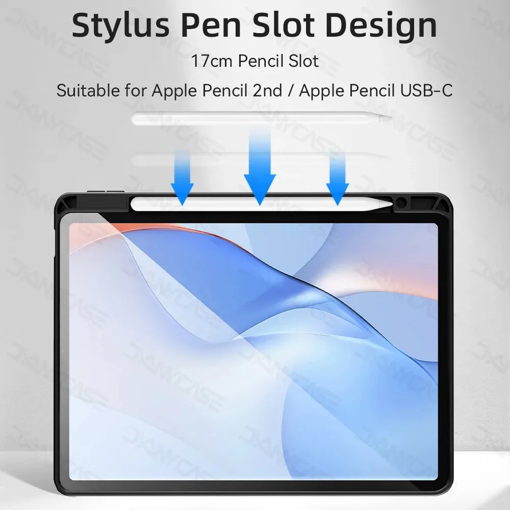 Funda con rotación de 360 grados para Xiaomi Pad 7 2024 11,2 7 Pro 11,2 pulgadas MiPad 5 Pro 5 11 pulgadas 6Pro funda transparente desmontable para tableta - imagen 5