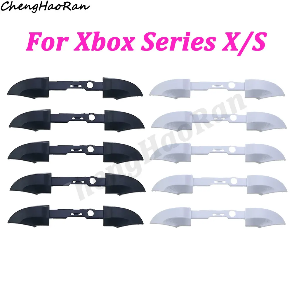 1 unidad para controlador Xbox Series S X, gatillo, guía envolvente, botones de encendido y apagado, pieza de reparación, reemplazo de botón de parachoques RB LB blanco y negro