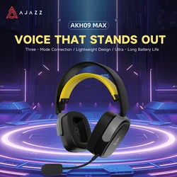 Ajazz AHM09 MAX Auriculares Bluetooth baja latencia para PC gaming