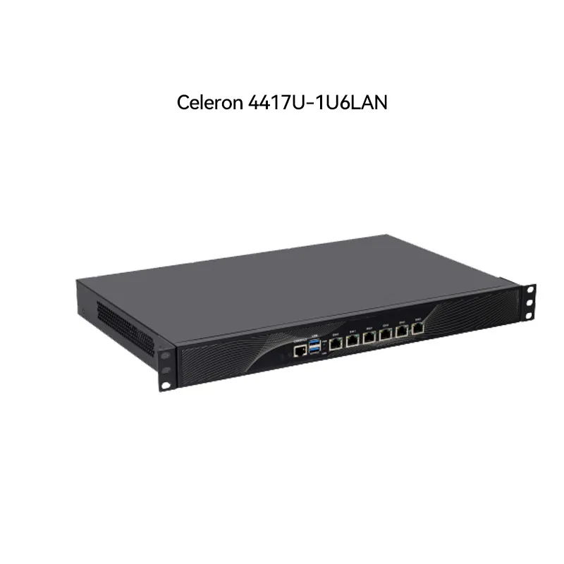 Helorpc 1U Rack Mini PC 6xIntel 82574L/82583V Gigabit Intel Celeron 3865U DDR3 SSD Neiwork Router Servidor Aparabrisas - imagen 3