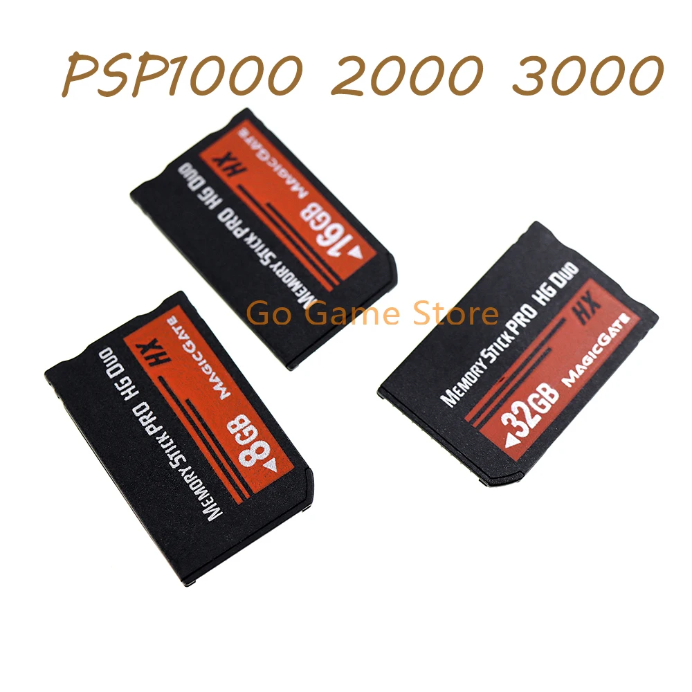 10 Uds Memory Stick HX MS Pro Duo tarjeta de memoria para Sony PSP1000 2000 3000 8GB 16GB 32GB tarjeta de juego
