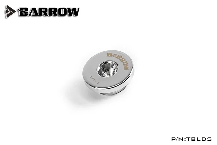 Barrow TBLDS, G1 / 4 ", negro y plateado, apriete a mano el tapón de sellado de cierre, refrigeración por agua, accesorios de ordenador - imagen 2