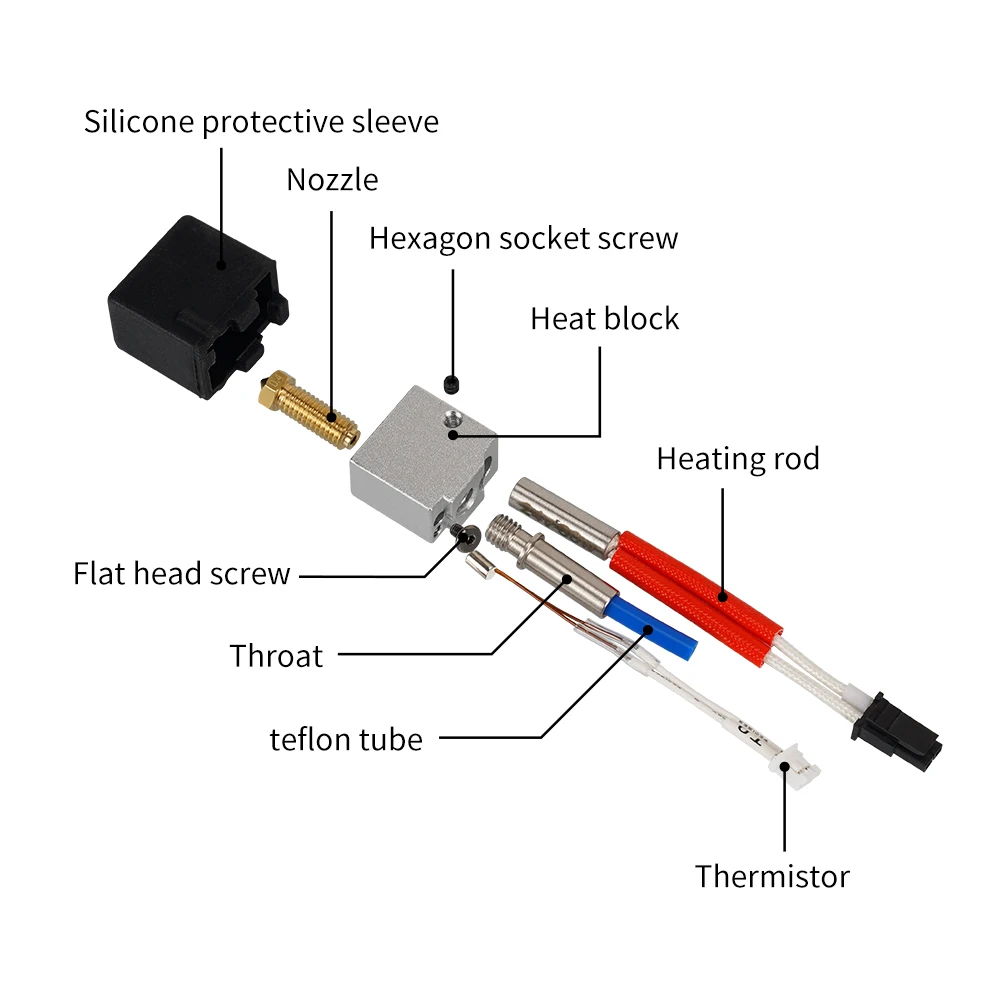 Kit Hotend para Anycubic Kobra 2 Hot end para Anycubic Kobra2/Kobra 2 Plus/Kobra 2 Pro/Kobra 2 Neo Hotend Kit - imagen 5