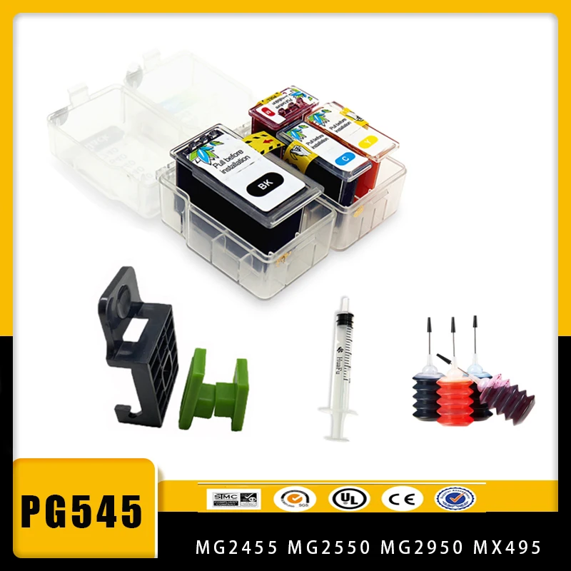 Vilaxh 545XL 546XL 545 XL 546 XL recambio de cartucho inteligente para canon PG545 CL546 PG-545 para Pixma MG3050 2550 2450 2550S 2950 MX495 - imagen 2