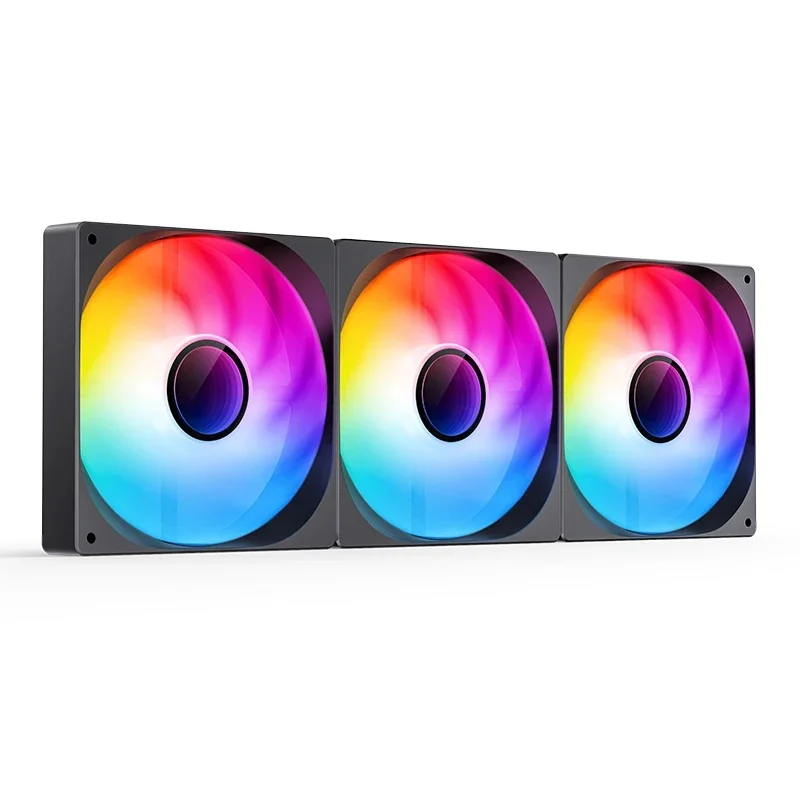 JONSBO ZW-140 3 en 1 ventilador con cubierta de computadora 14CM 5V ARGB 140mm estructura monolítica ventilador refrigerado por agua PWM Kits de ventilador de avance/retroceso - imagen 4