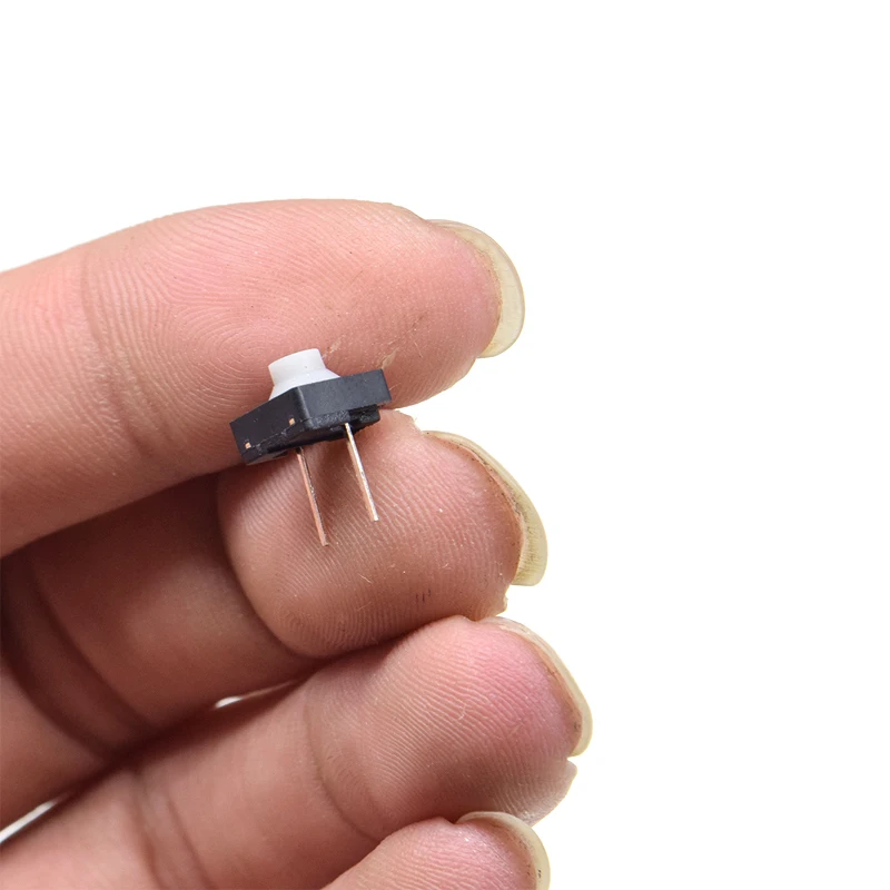 20 piezas-pulsador táctil de silicona silencioso, 2 pines, 8x8x5MM, 8x8x5MM - imagen 3