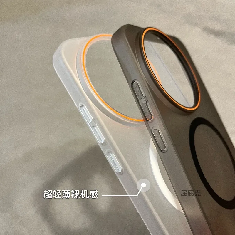 Para Realme GT 8 Pro funda para Magsafe magnética mate Pc translúcido funda para Realme Gt8 Pro 8pro cubierta de protección a prueba de golpes - imagen 5