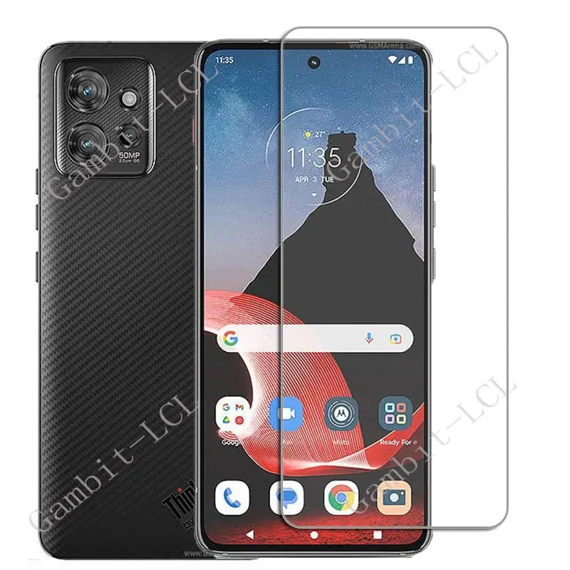 3 uds para Motorola ThinkPhone Protector de vidrio templado en MotorolaThinkPhone Think Phone 6,6 "película protectora de pantalla - imagen 2