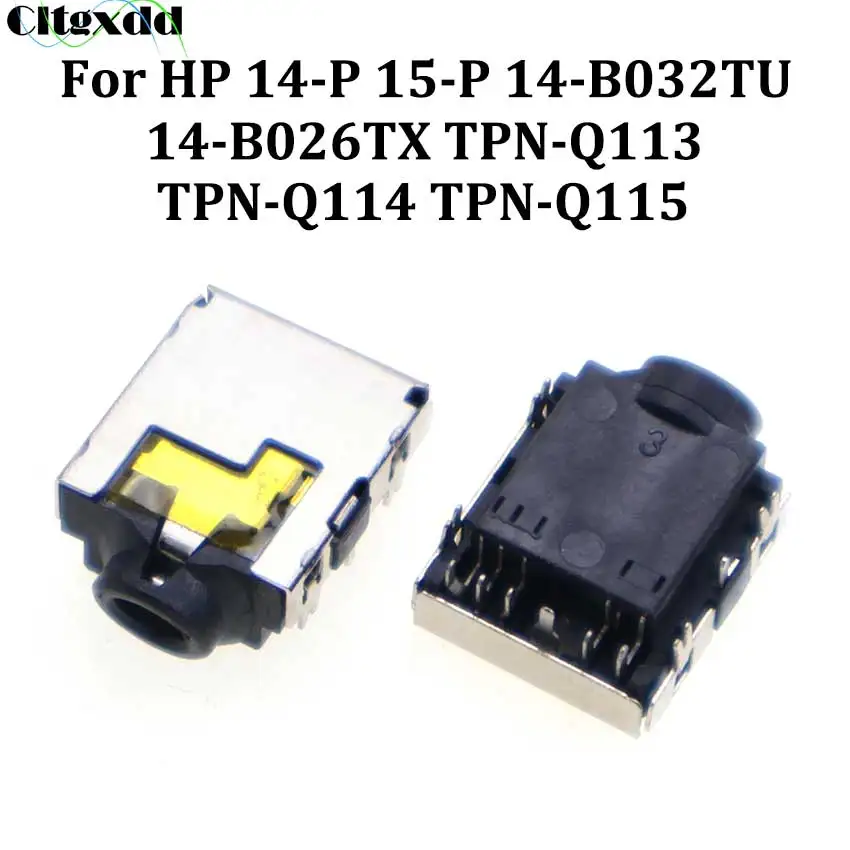1 Uds. Conector hembra de puerto de auriculares con conector de Audio de 3,5mm para HP 14-P 15-P 14-B032TU 14-B026TX TPN-Q113 TPN-Q114 TPN-Q115