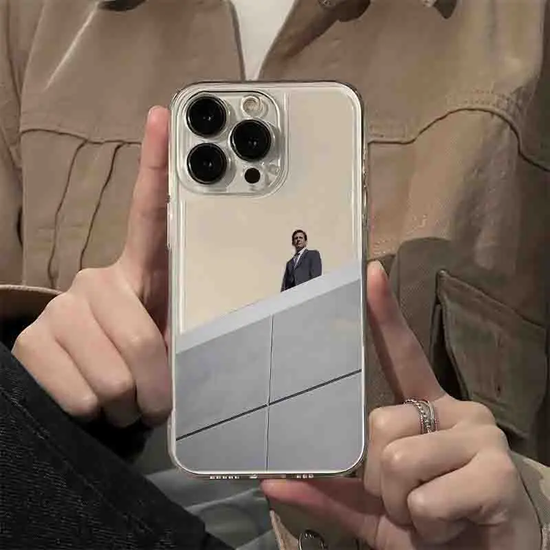 Funda de teléfono de la serie de Tv de la Oficina para Samsung S24, S23, S22, S21, S20, S10 FE, Note20, Note10 Plus, Ultra Lite, 5G, transparente, suave, TPU - imagen 5