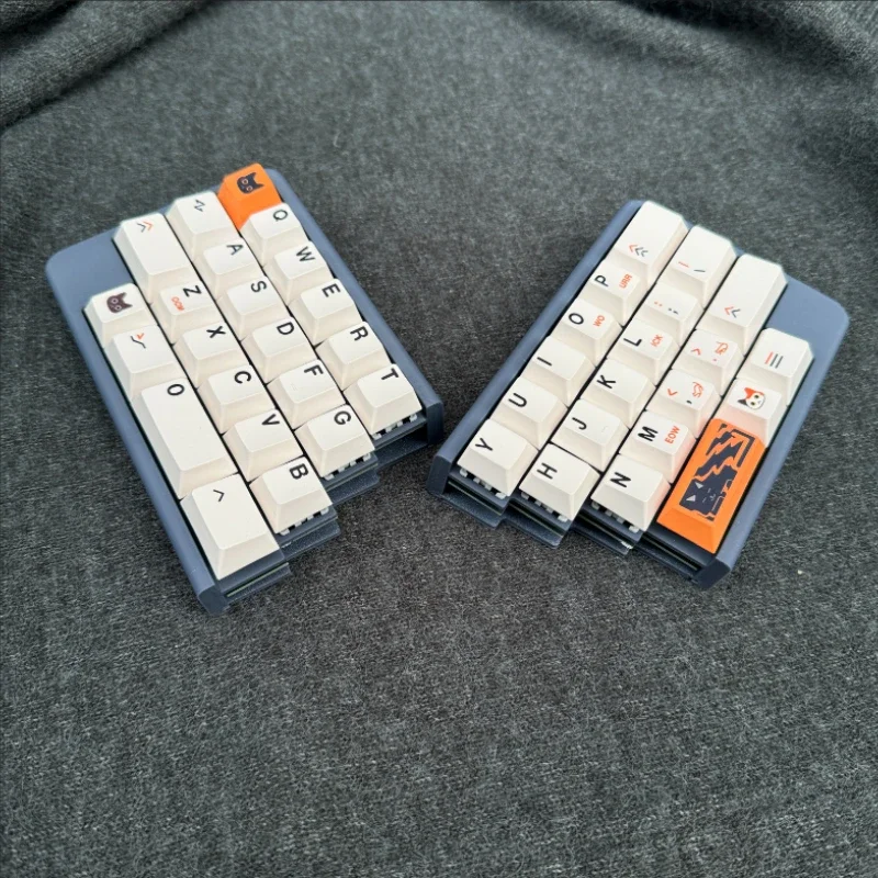 Mini teclado mecánico portátil dividido 40% personalizado 40 diseño Ultra compacto intercambiable en caliente 2,4G Kit de teclado inalámbrico dividido QMK/VIAL - imagen 5