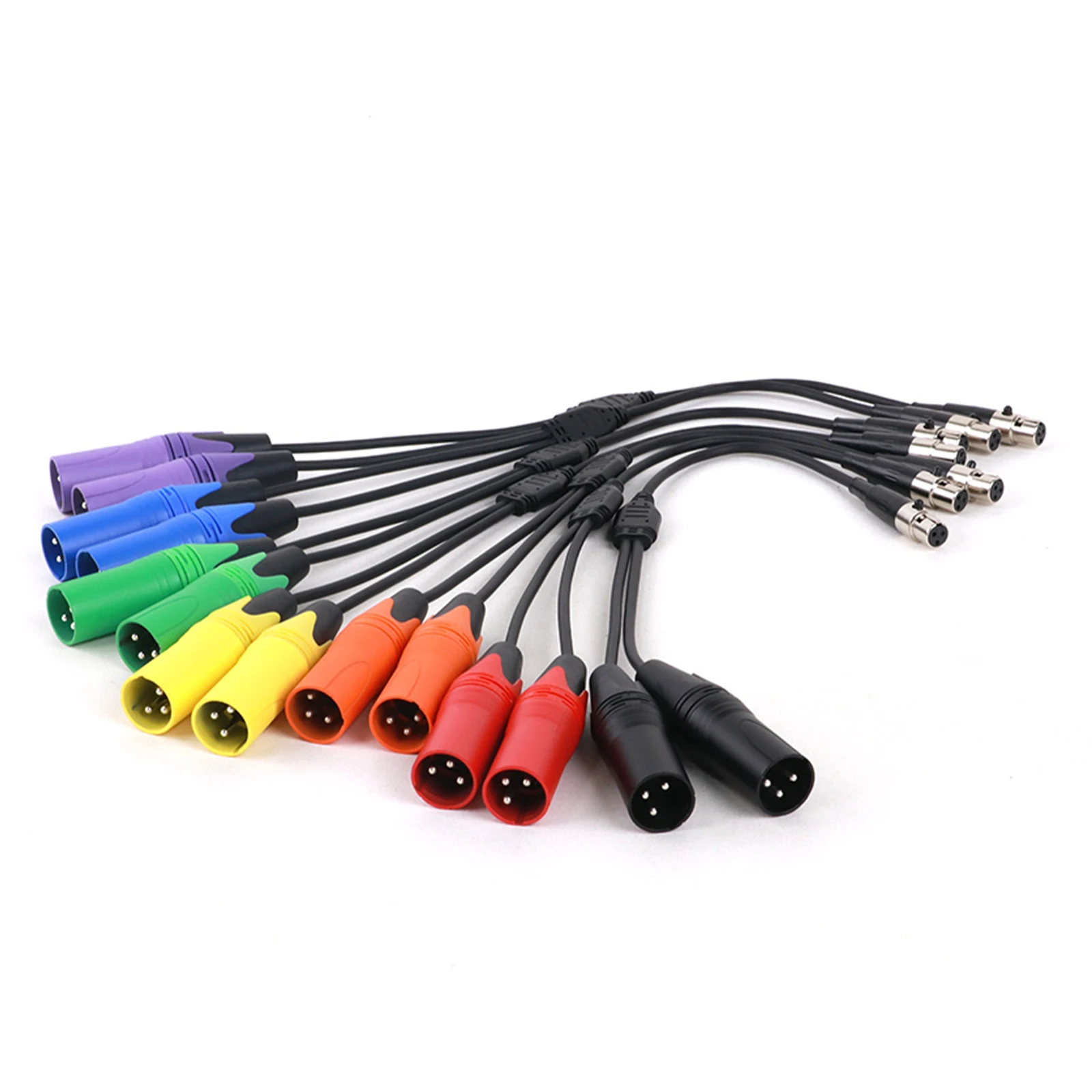 Cable de Audio Mini XLR de 3 pines hembra/macho a doble XLR de 3 pines macho/hembra y Barra colectora para Zaxcom QRX235 QRX200 RX200, 1 unidad - imagen 4