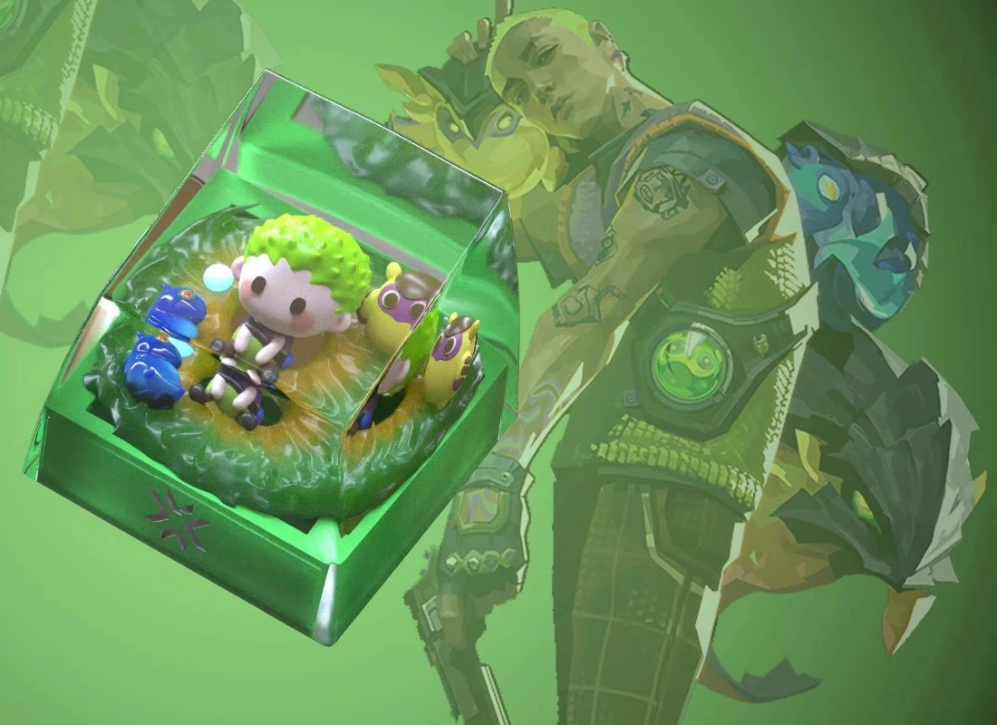 VALORANT Keycaps personalizado lindo JETT Reyna Sage Artisan Anime Keycap resina Phoenix Raze Sova Point Key Caps teclado accesorio de juego - imagen 3