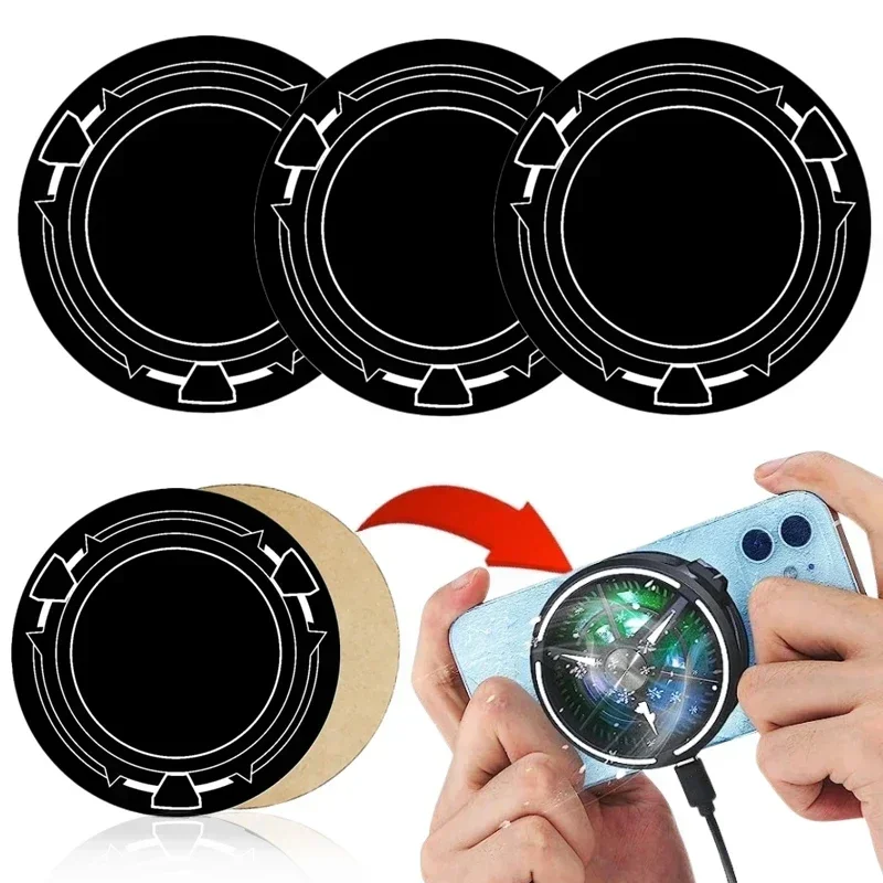 Anillo de placa de Metal de 60/90mm para Magsafe, soporte magnético para IPad de coche, pegatina de hoja de hierro para radiador para IPhone, Xiaomi, IPad/Tablet y PC, 2 uds. - imagen 4