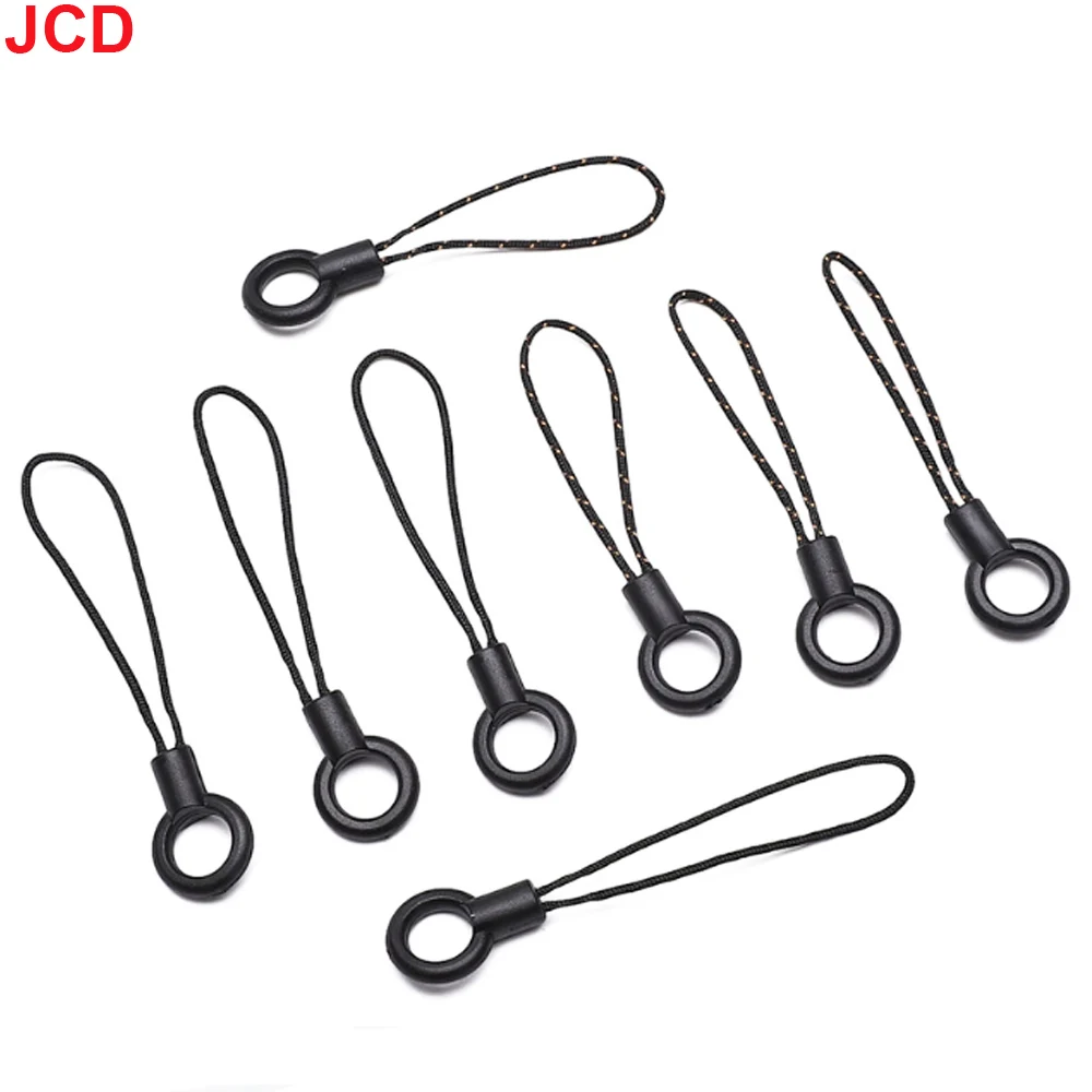 JCD 10/20 unids/pack cordones de cordón cierre de langosta llaveros de cuerda ganchos correa de teléfono móvil dijes llavero bolsa accesorios llavero - imagen 2