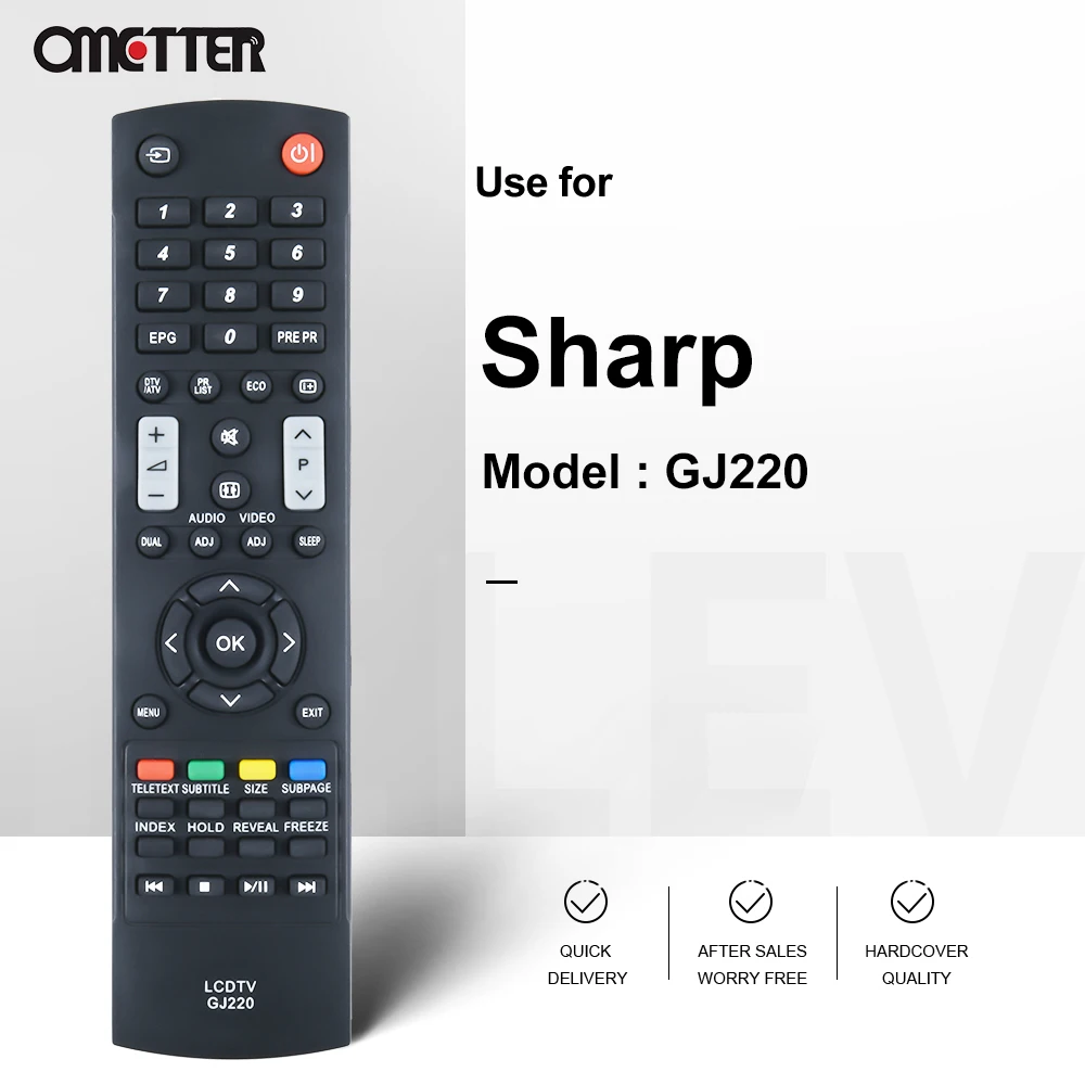 Control remoto Original GJ220 para Sharp TV LC-32LE430E LC-32LD170E LC-32LD172E LC-50LD272E LC-32LD171E LC-50LD265E LC-50LD264E - imagen 3