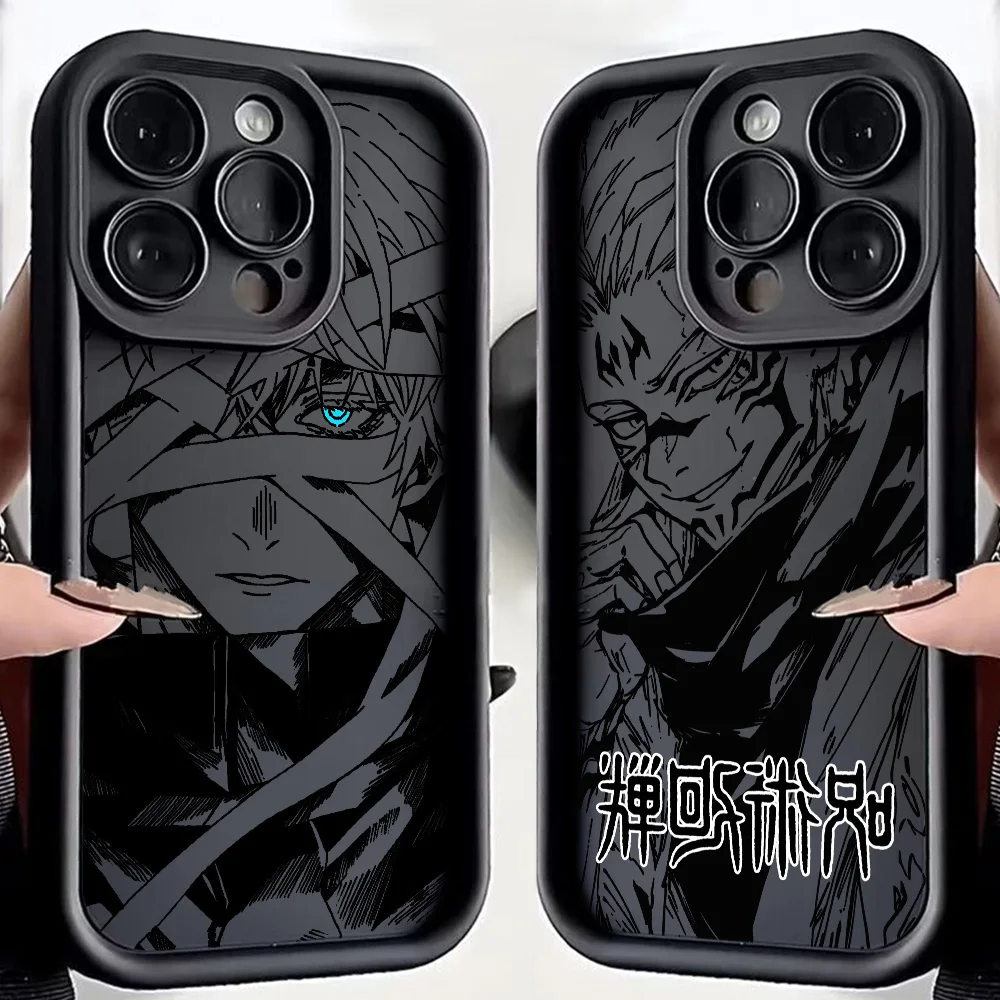 Funda de teléfono Anime Kaisens para Samsung S25 S24 S23 S22 S21 S20 F06 M16 Note 20 FE Plus Ultra 4G 5G funda de silicona TPU Jujutsus