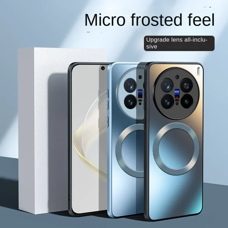 Para VIVO X200 Pro Mini carga inalámbrica Magsafe protector a prueba de golpes duro PC parachoques para VIVO X100 Ultra X100S Pro X90 Pro + X80 - imagen 3