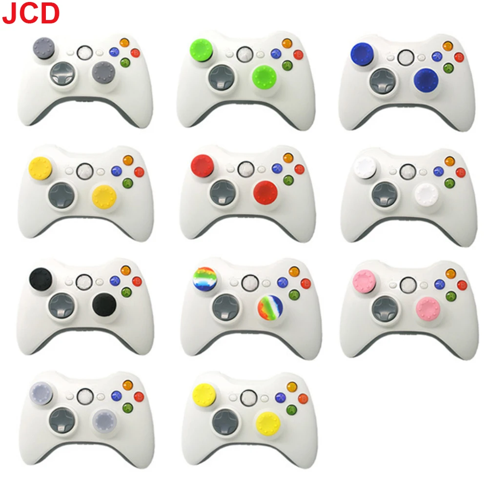JCD 20 Uds. Cubierta de agarre de pulgar analógico para PS5 PS4 controlador de juego tapas de pulgar para Xbox One Elite 360 one S Series X S - imagen 4